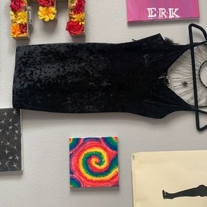 Velvet mini dress!!